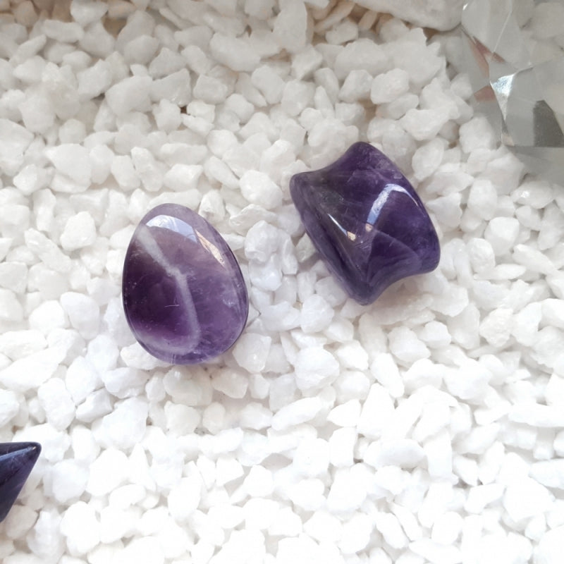 Amethyst Tropfen Plugs