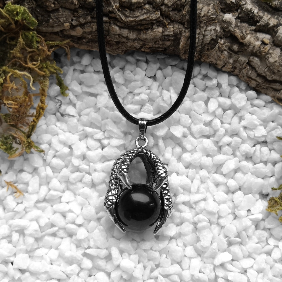 Black Agate Dragonclaw Kette