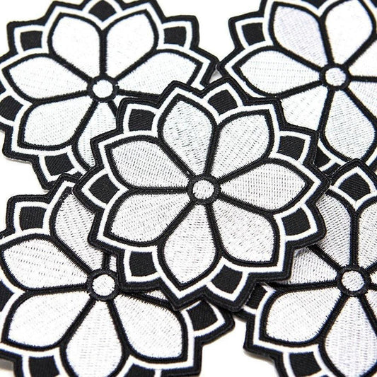 Black & White Flower Patch
