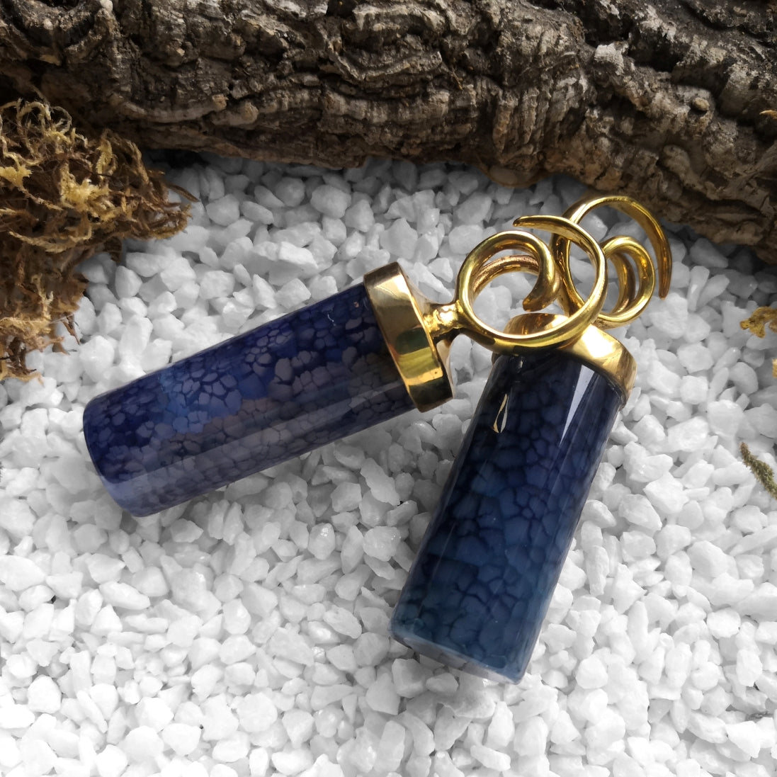 Blue Agate Gewichte