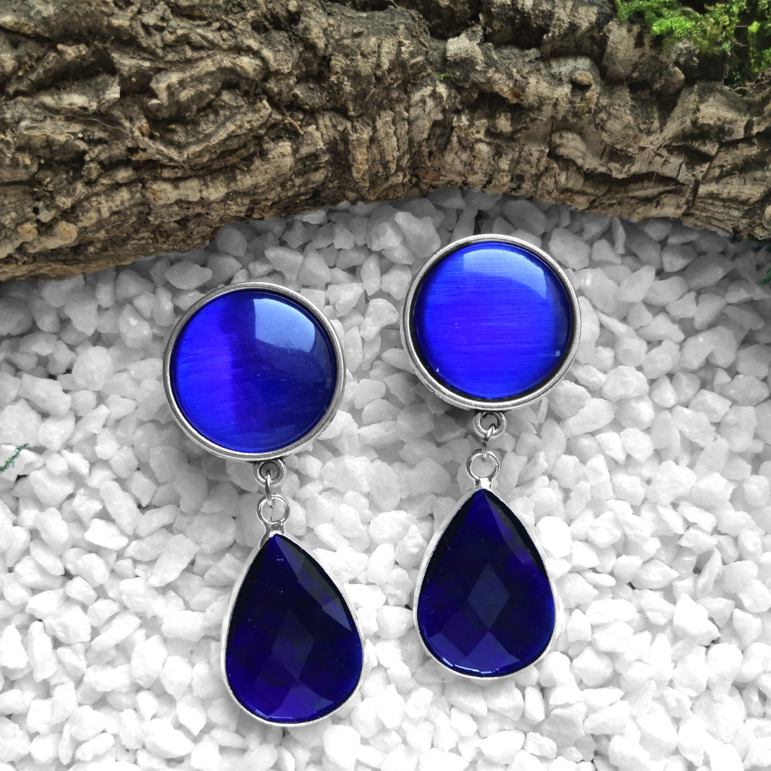 Blue Glassdrop Plugs