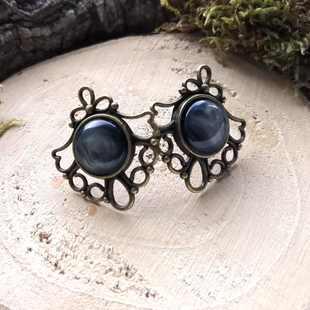 Bronze Moonlight Ohrstecker