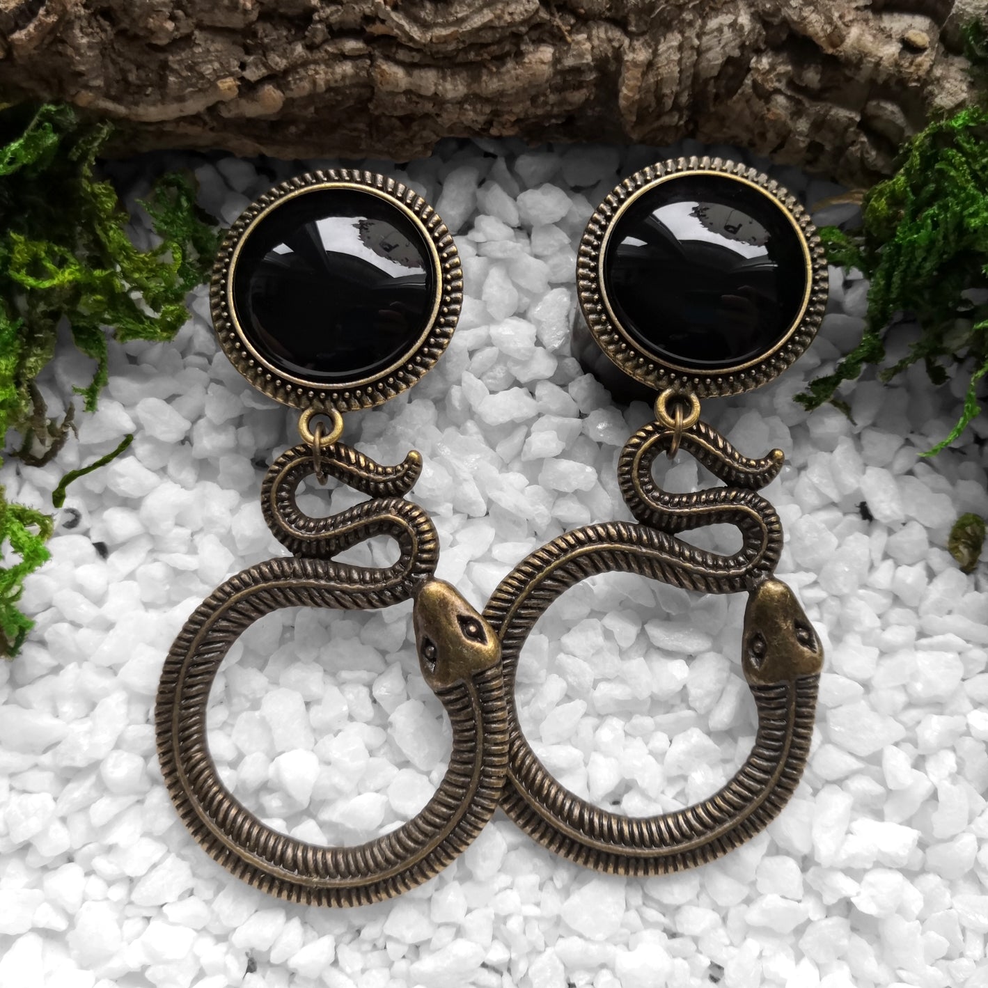 Bronze Serpent Plugs