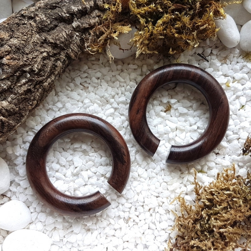 Dark Wooden Circle Gewichte