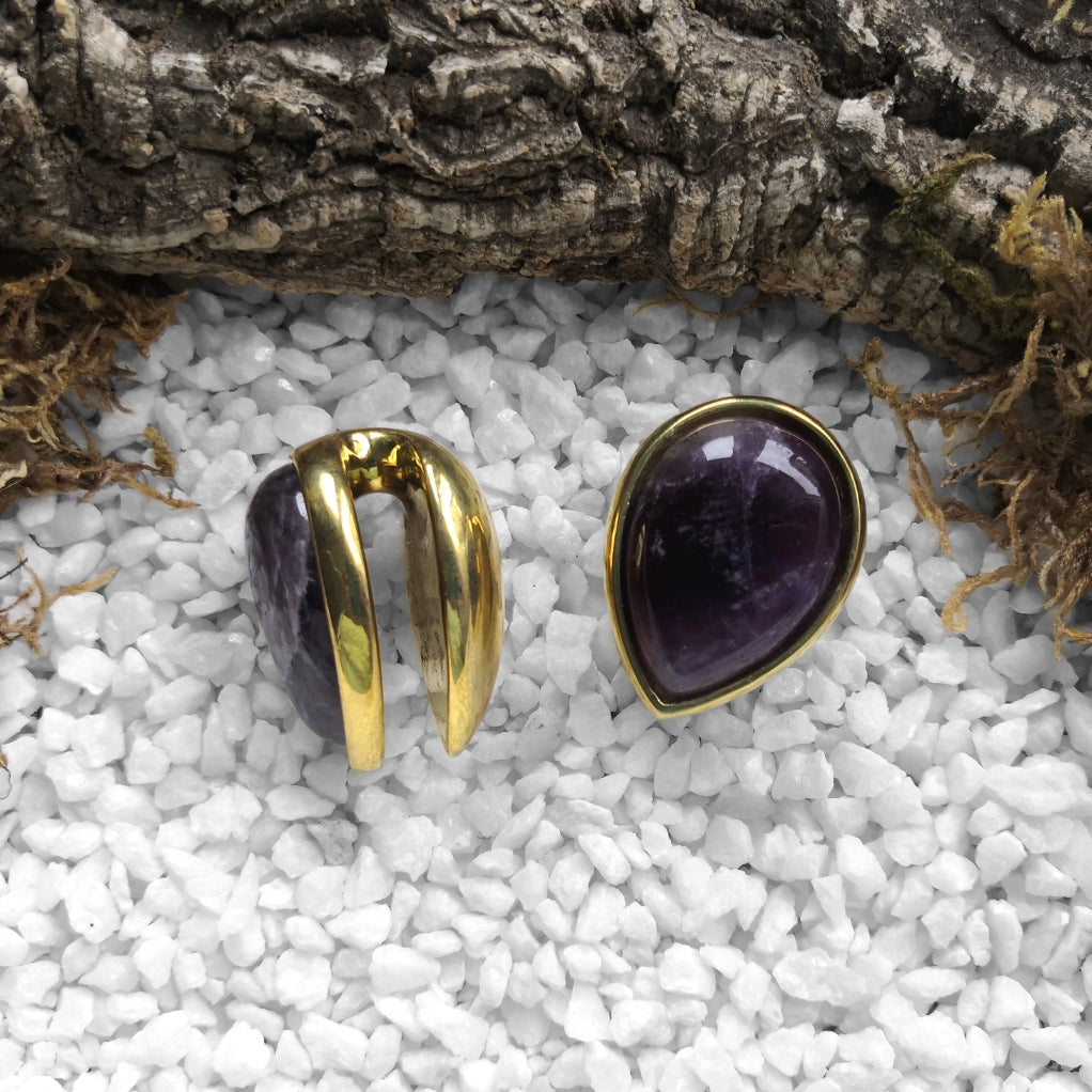 Golden Amethyst Drop Gewichte