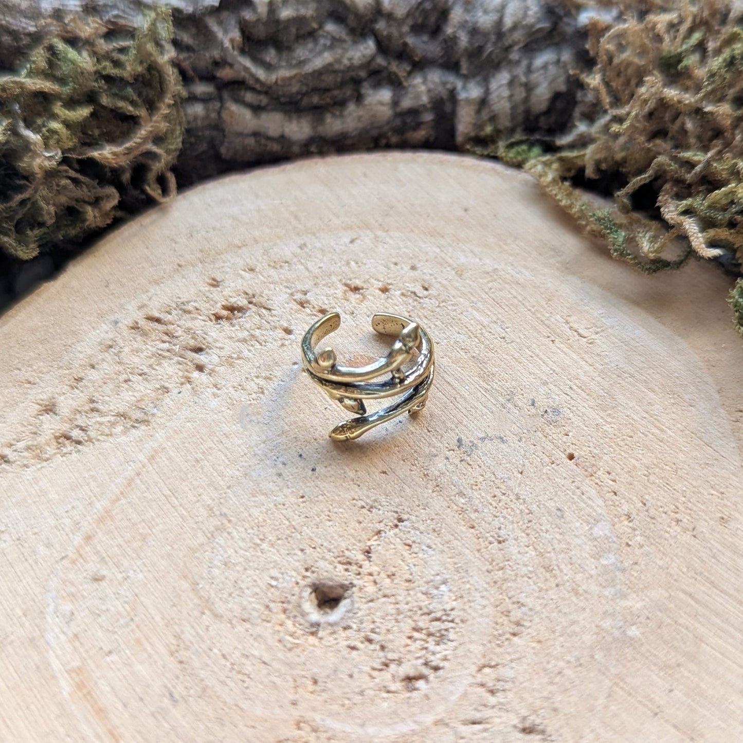 Golden Branch Cuff