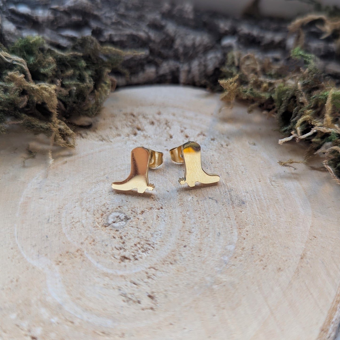 Golden Cowgirl Ohrstecker