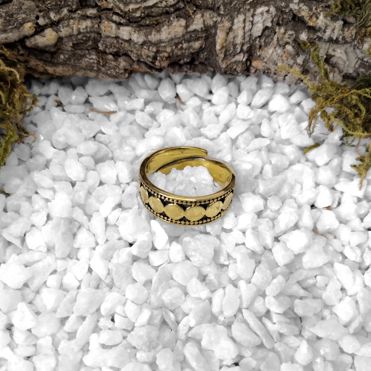 Golden Dot Ring
