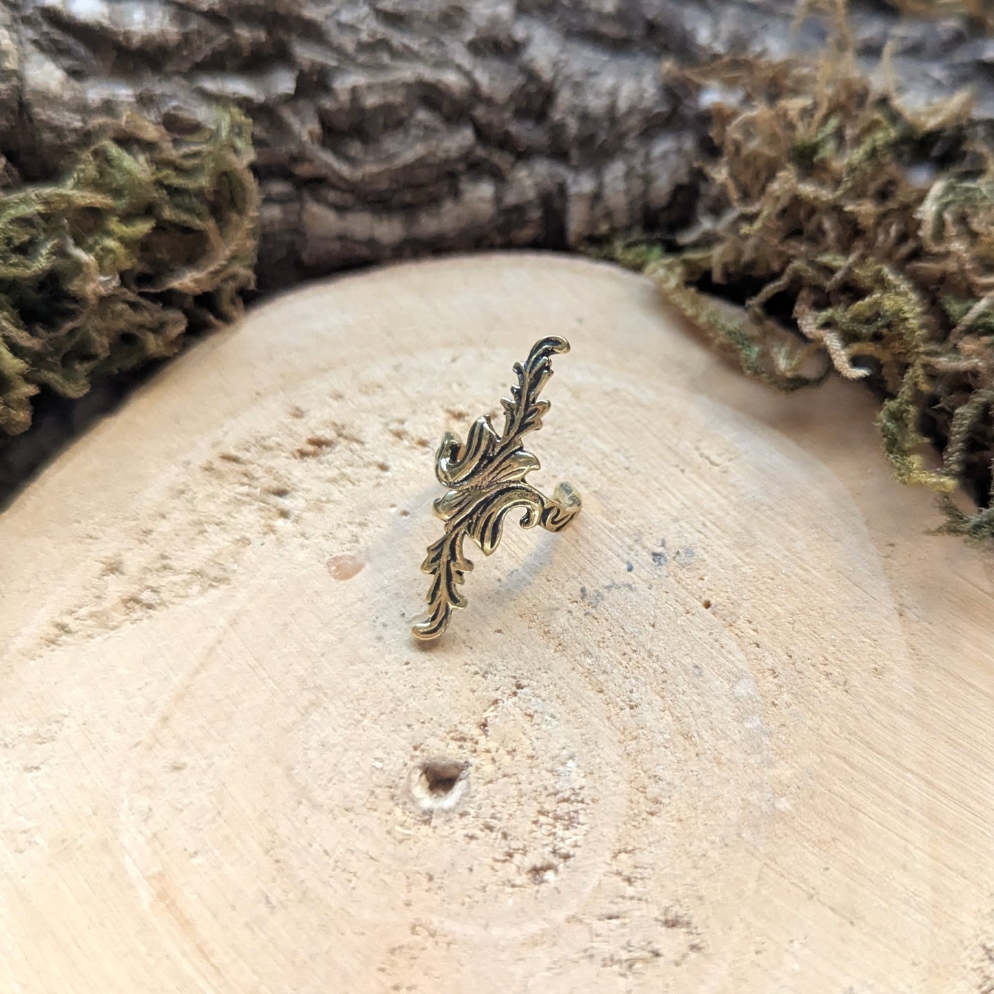 Golden Filigree Cuff