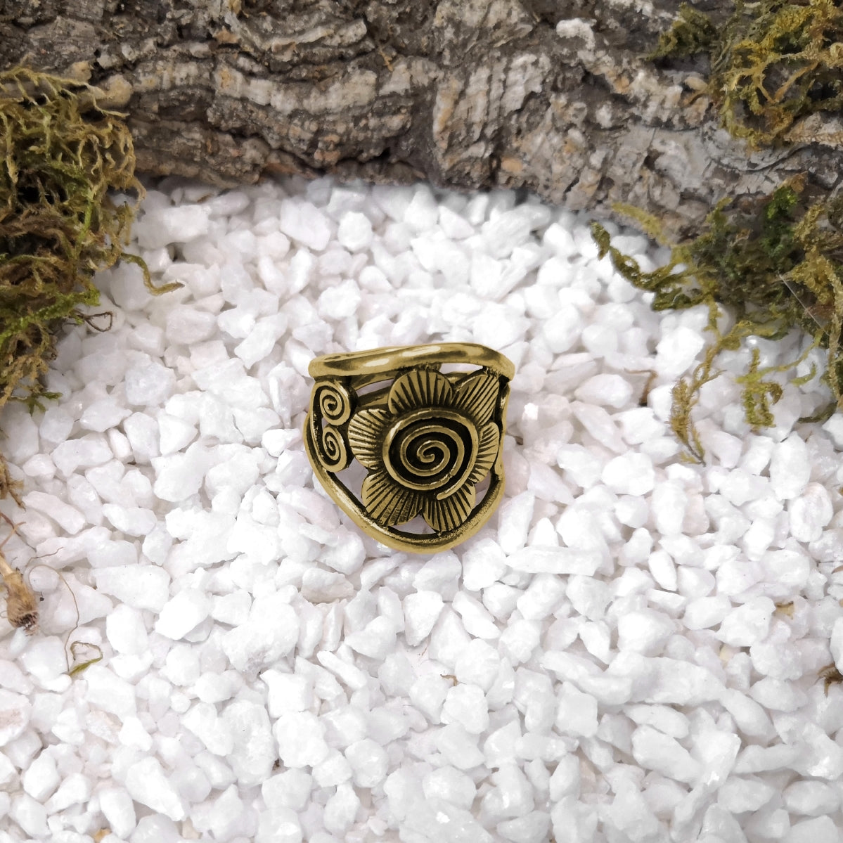 Golden Flower Ring