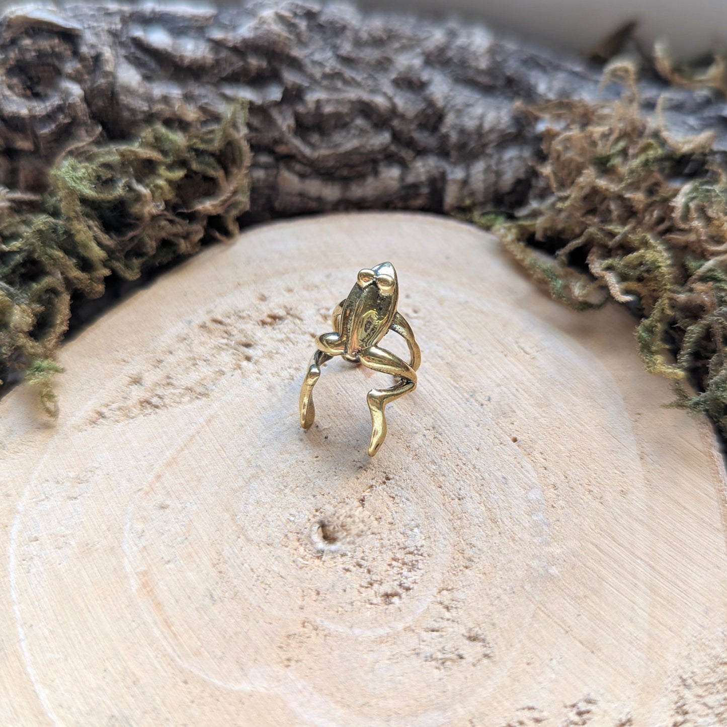Golden Frog Cuff