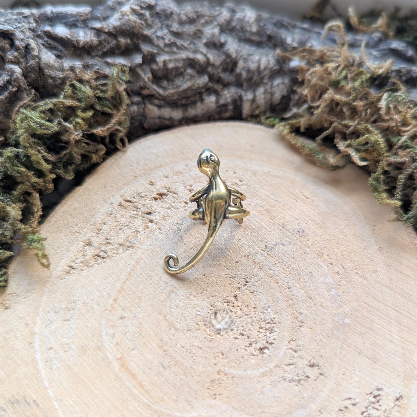Golden Gecko Cuff