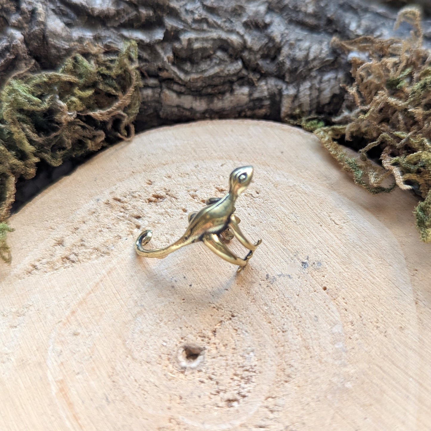 Golden Gecko Cuff