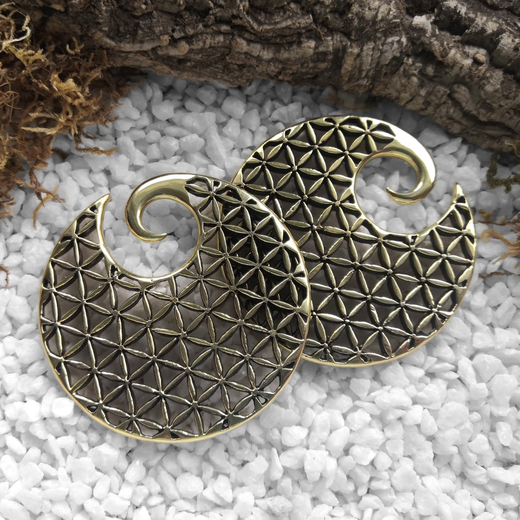 Golden Geometrical Flower Gewichte