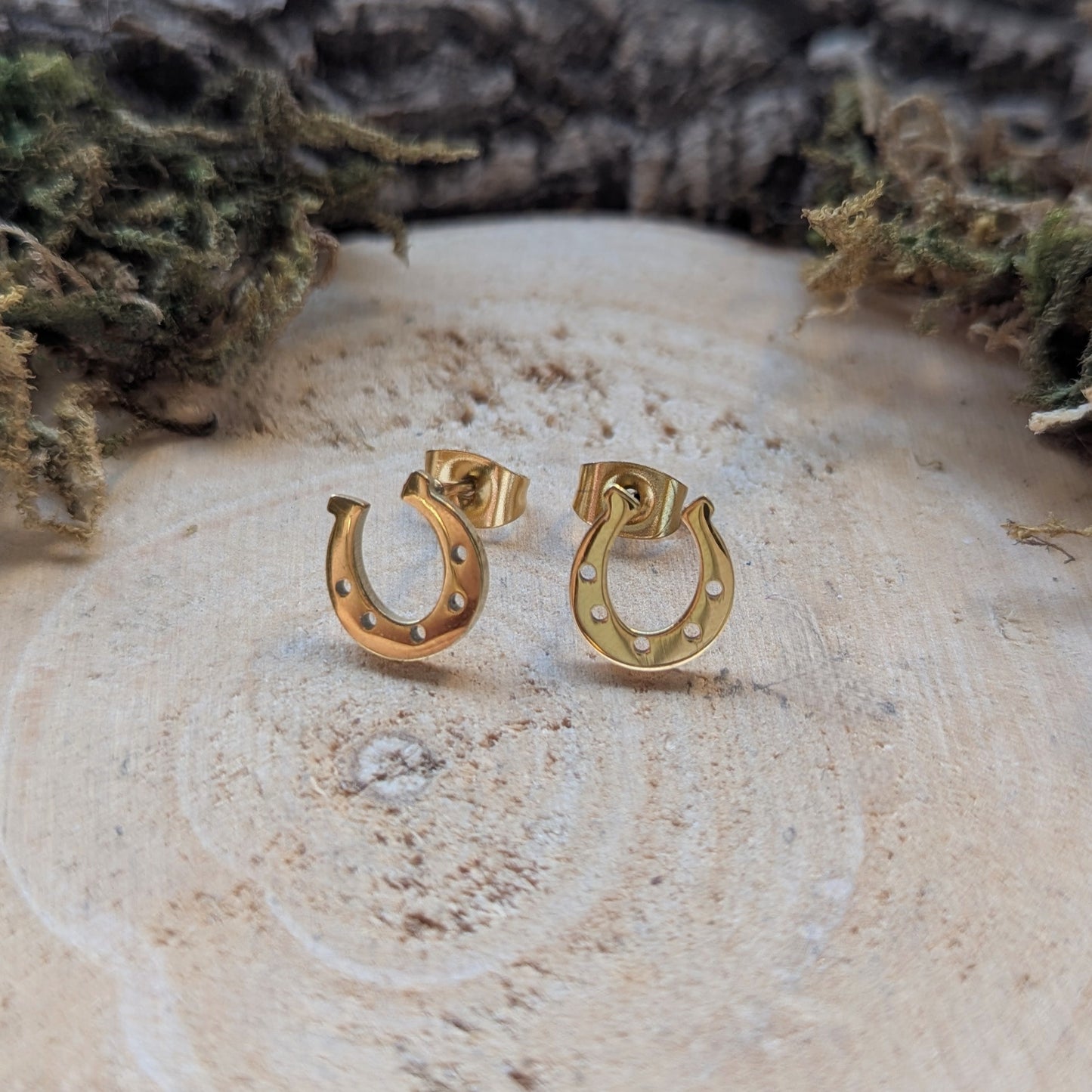Golden Horseshoe Ohrstecker