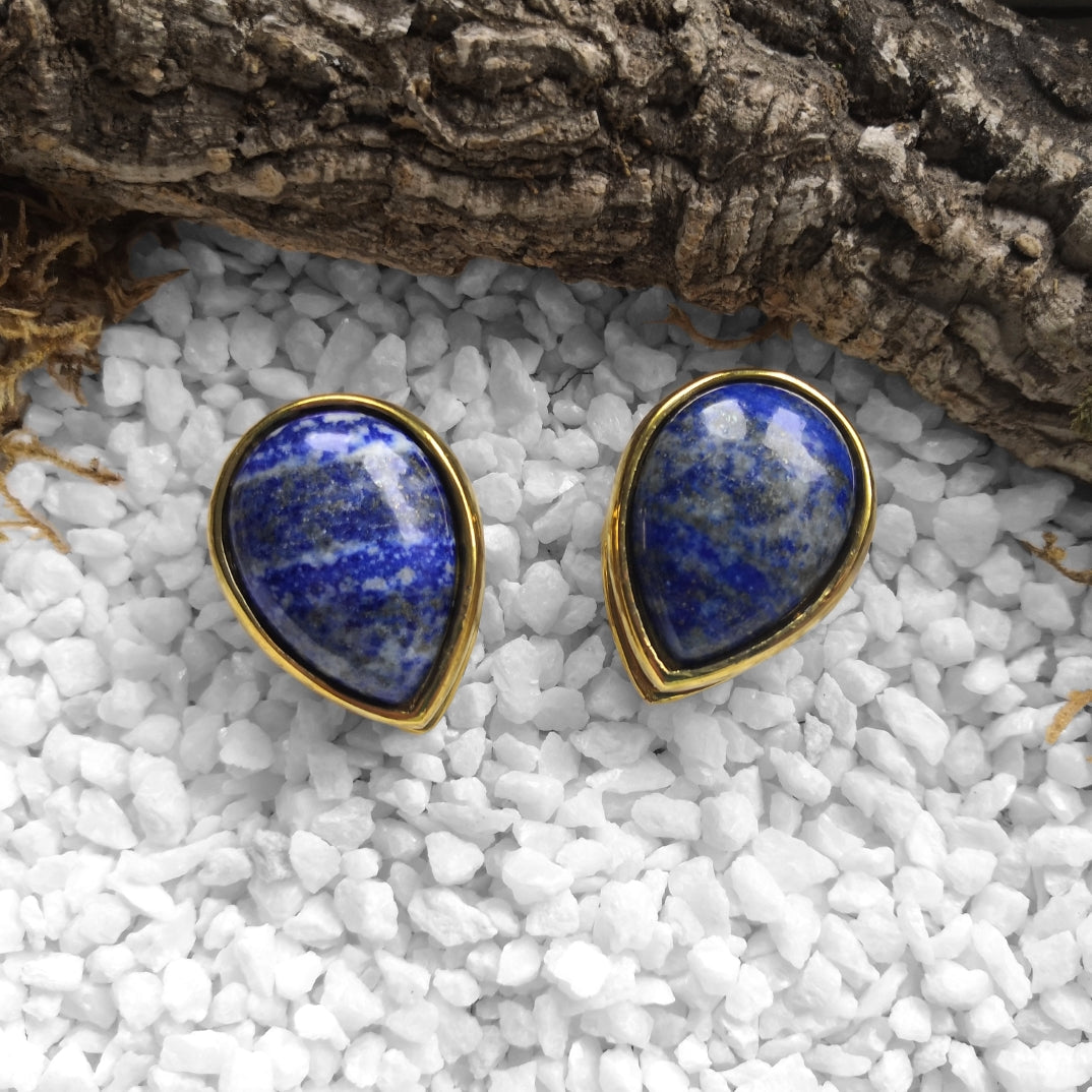 Golden Lapis Lazuli Drop Gewichte