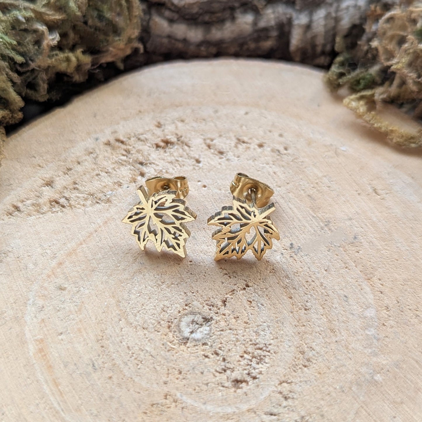 Golden Maple Ohrstecker