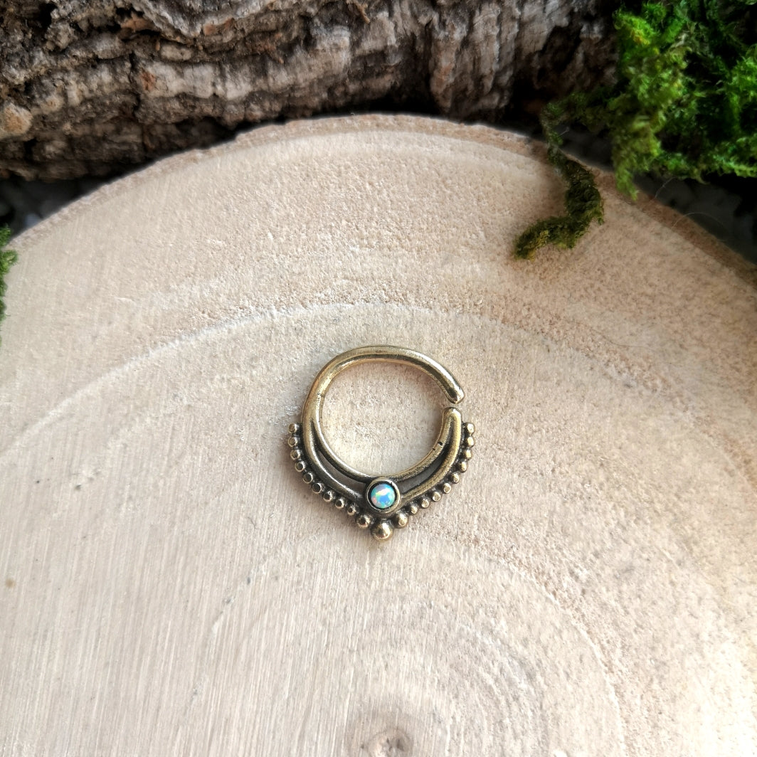 Golden Opal Dot Piercing