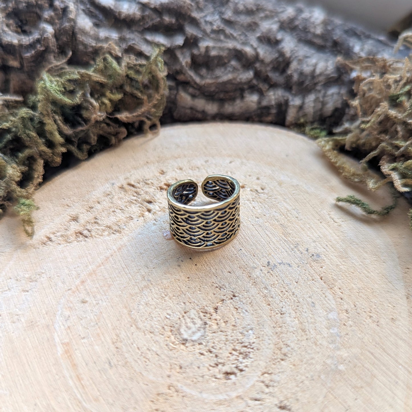 Golden Scales Cuff