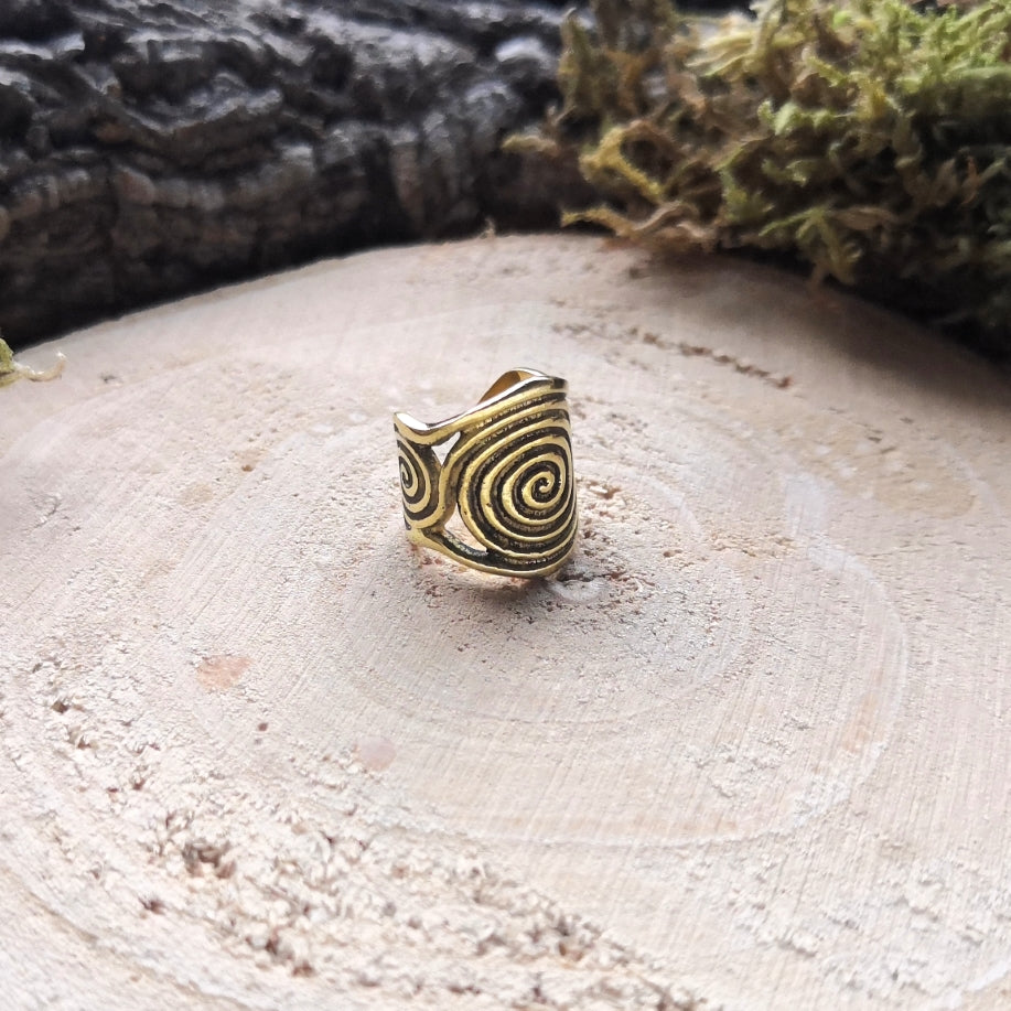 Golden Swirl Cuff