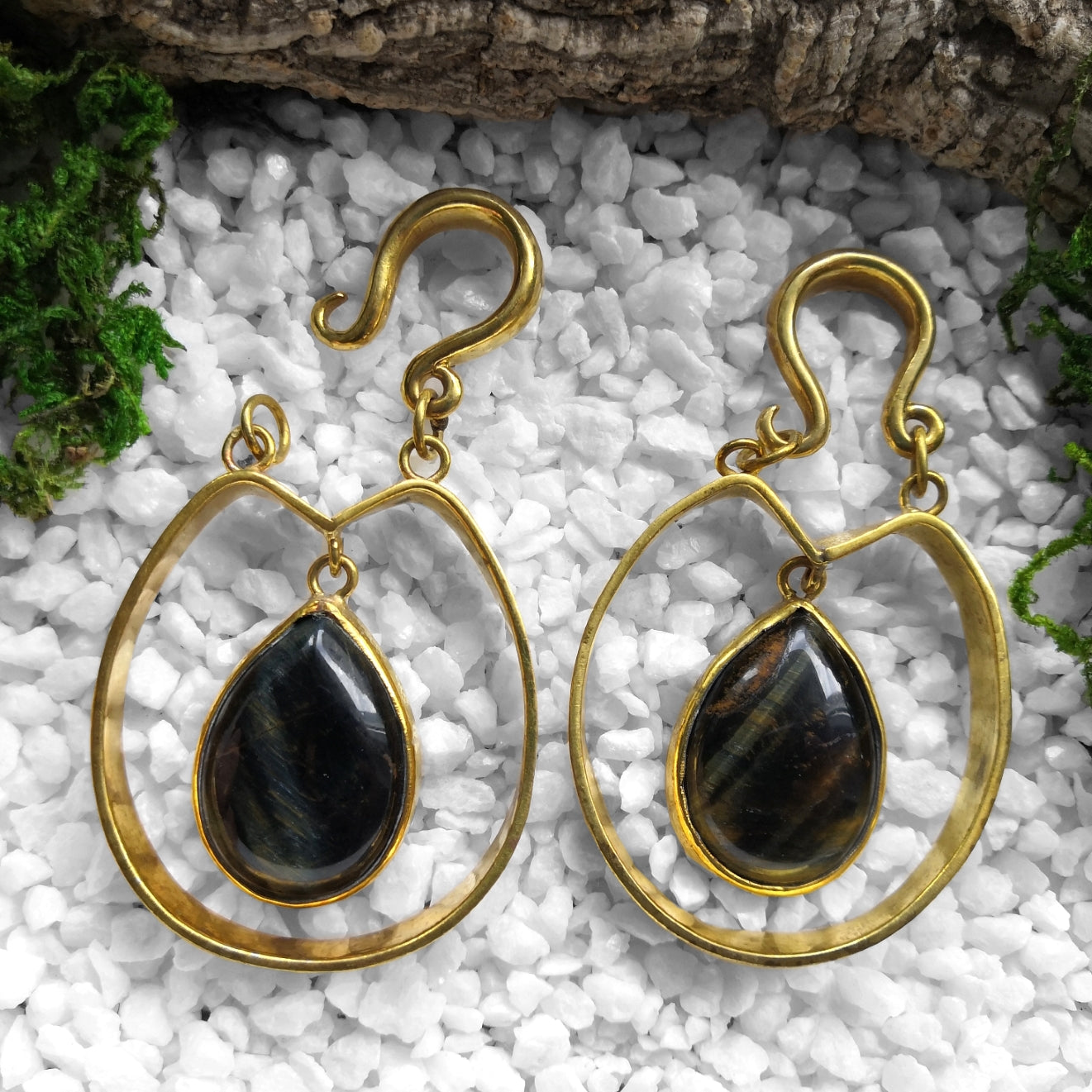 Golden Tiger Eye Drop Gewichte