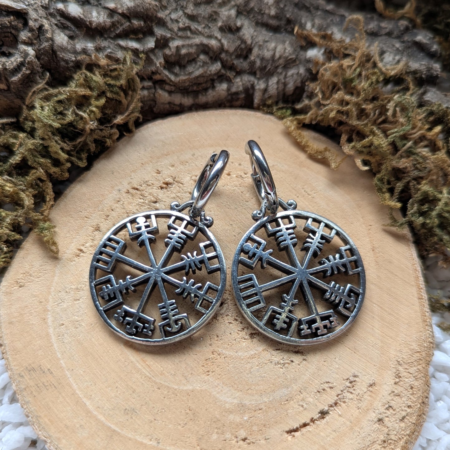 Little Vegvísir Ohrringe