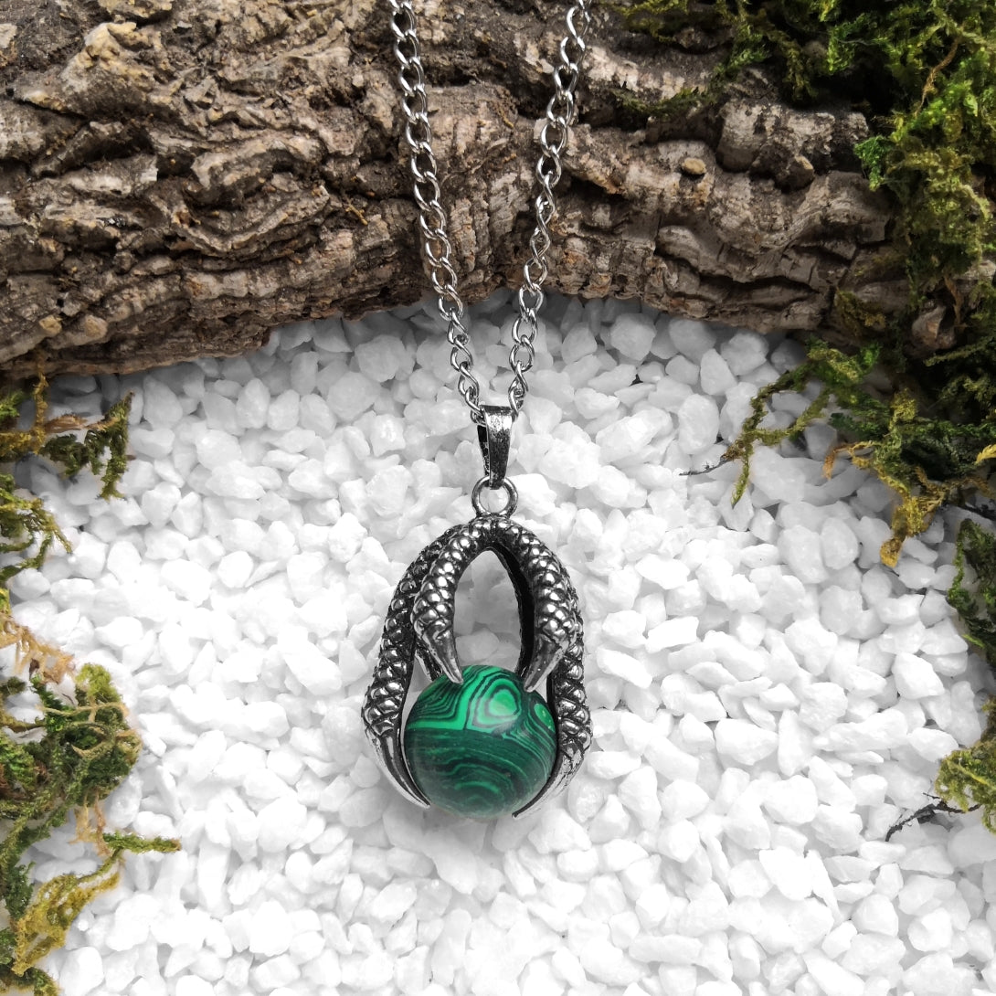 Malachite Dragonclaw Kette