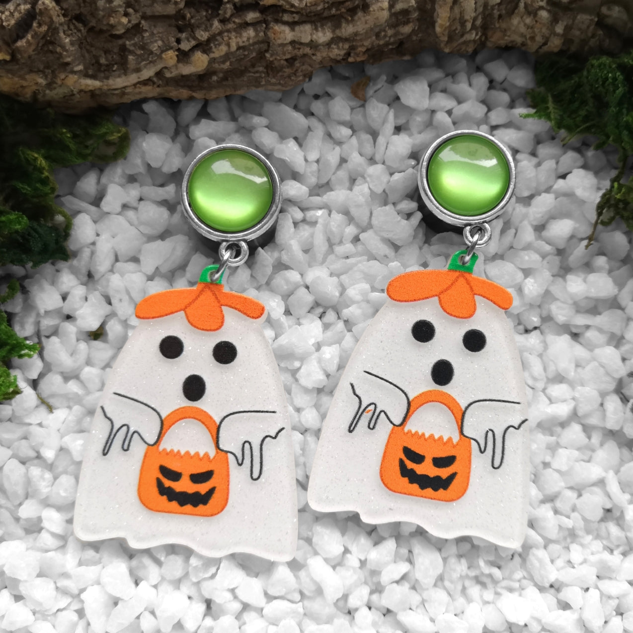 Pumpkin Ghost Plugs