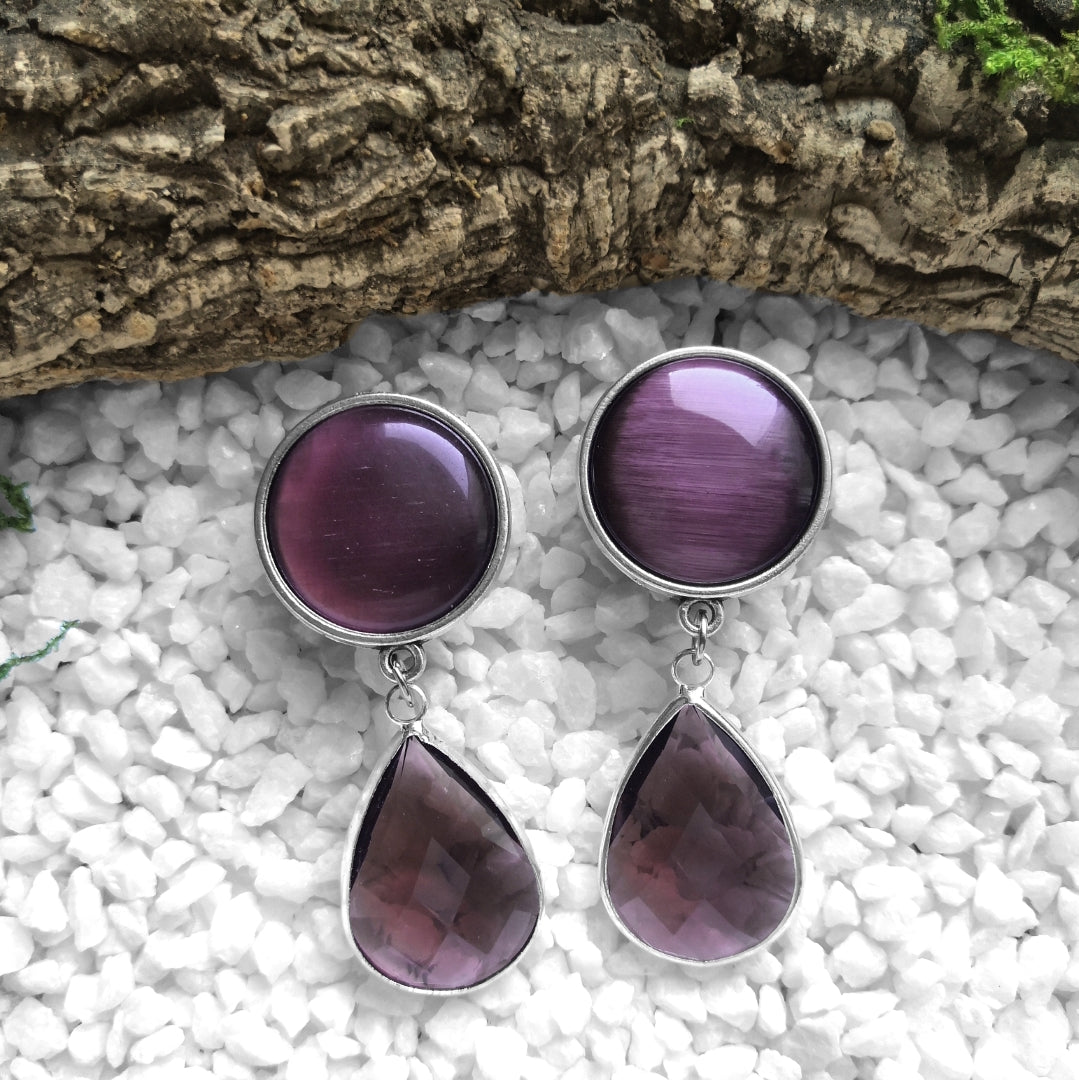 Purple Glassdrop Plugs
