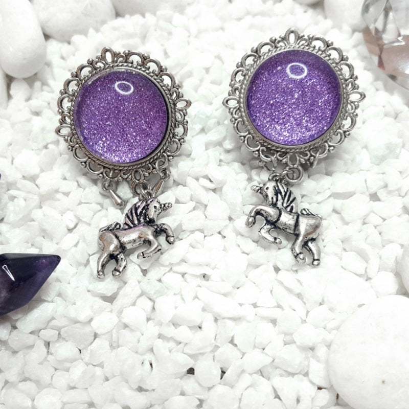 Purple Unicorn Plugs