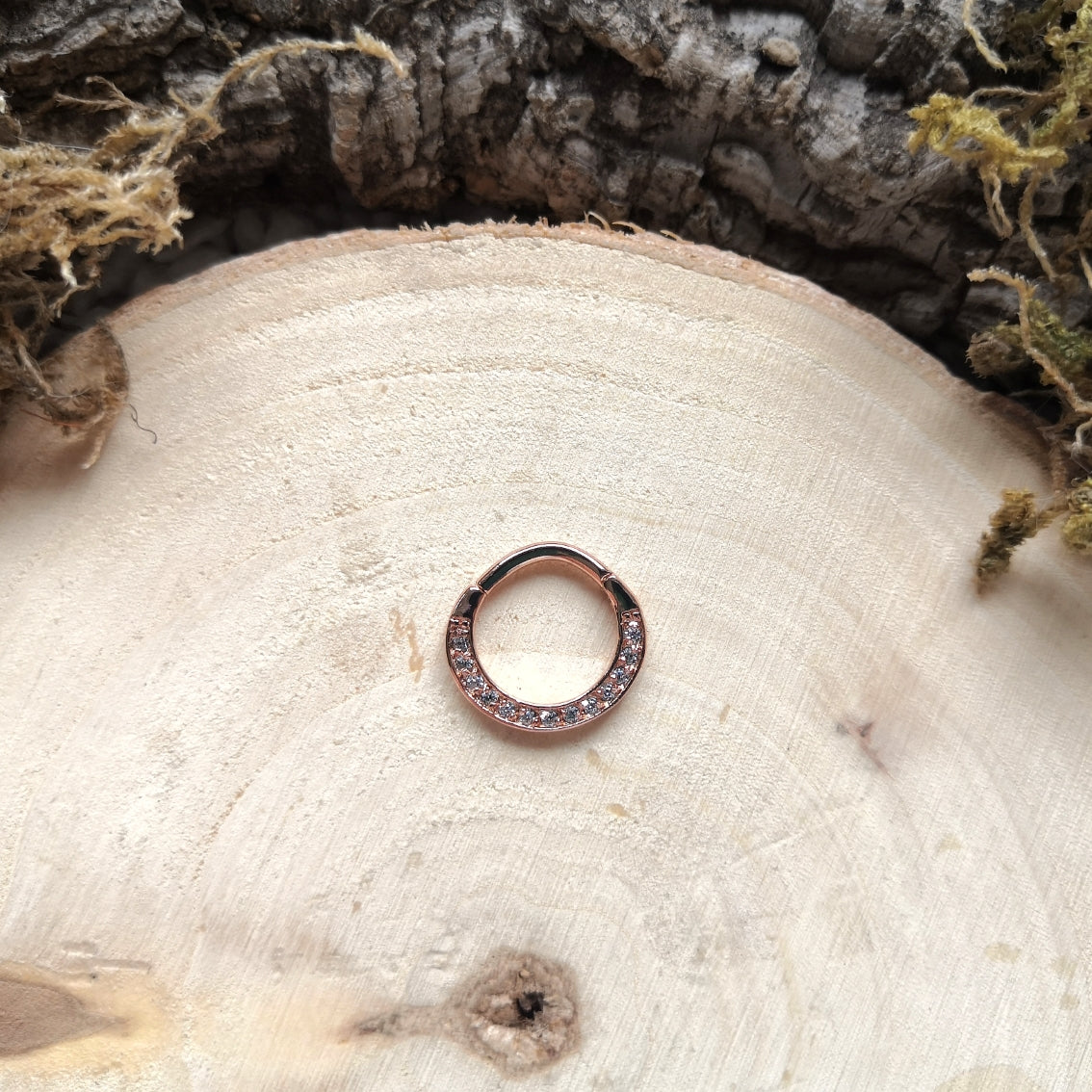 Rosegold Crystal Clicker