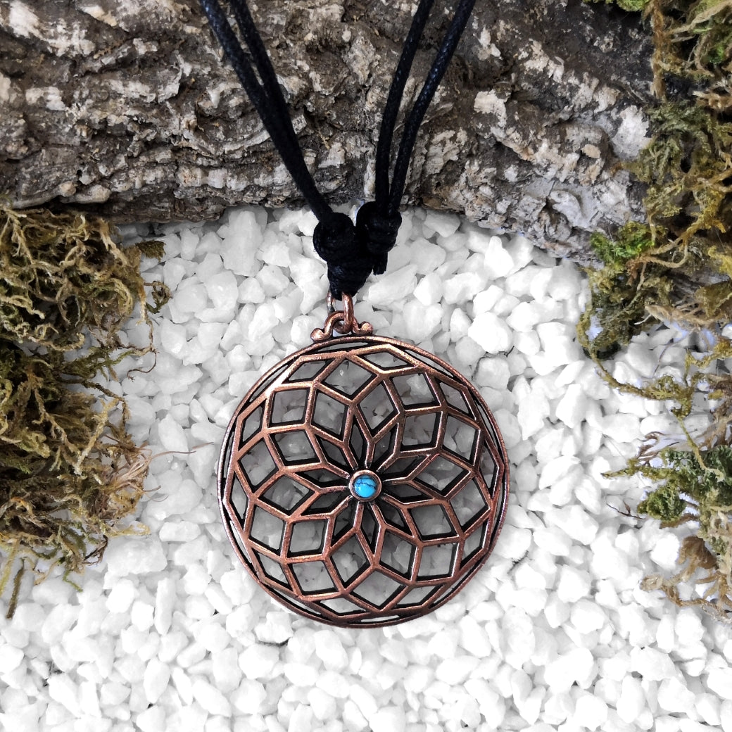Rosegold Geometrical Kette
