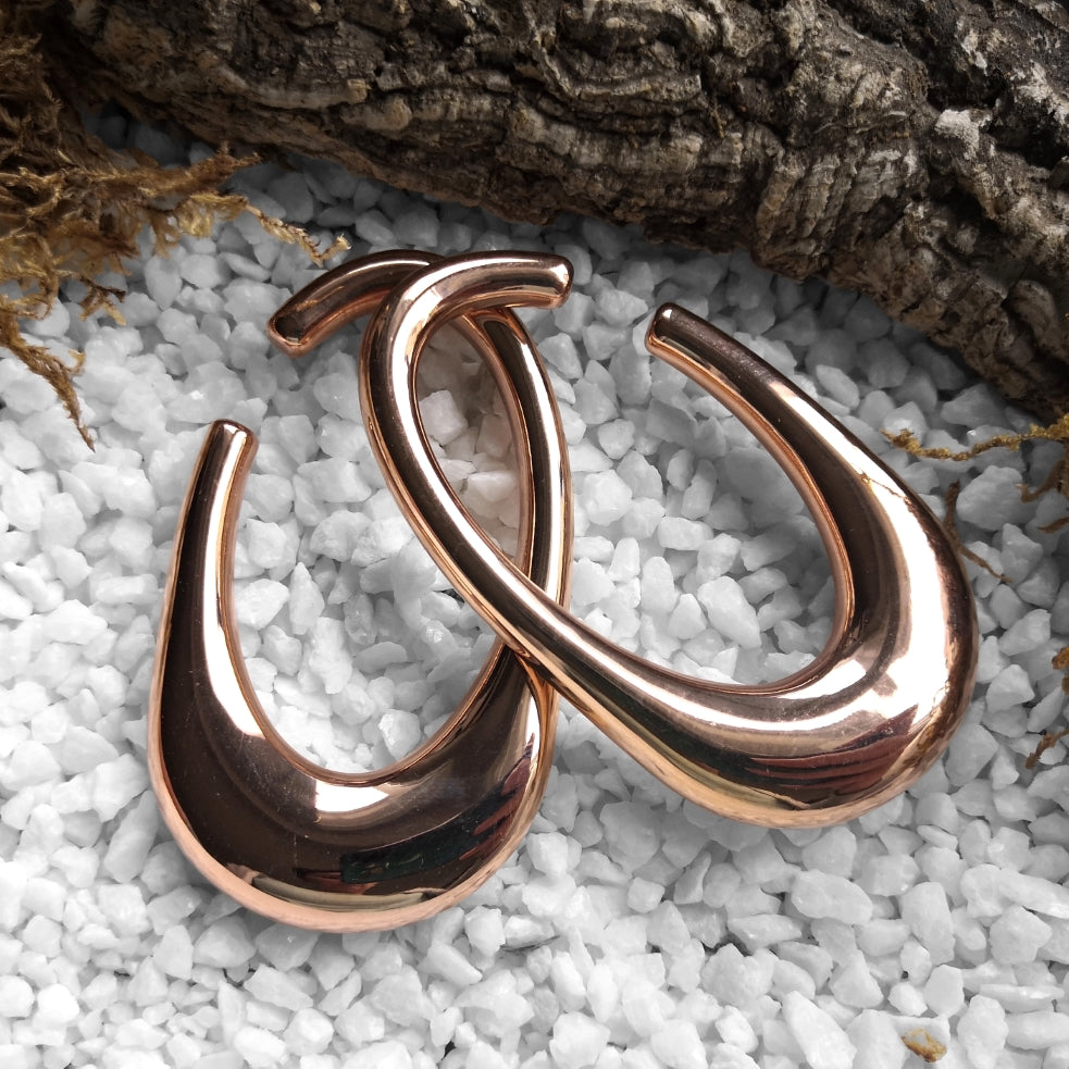 Rosegold Oval Gewichte