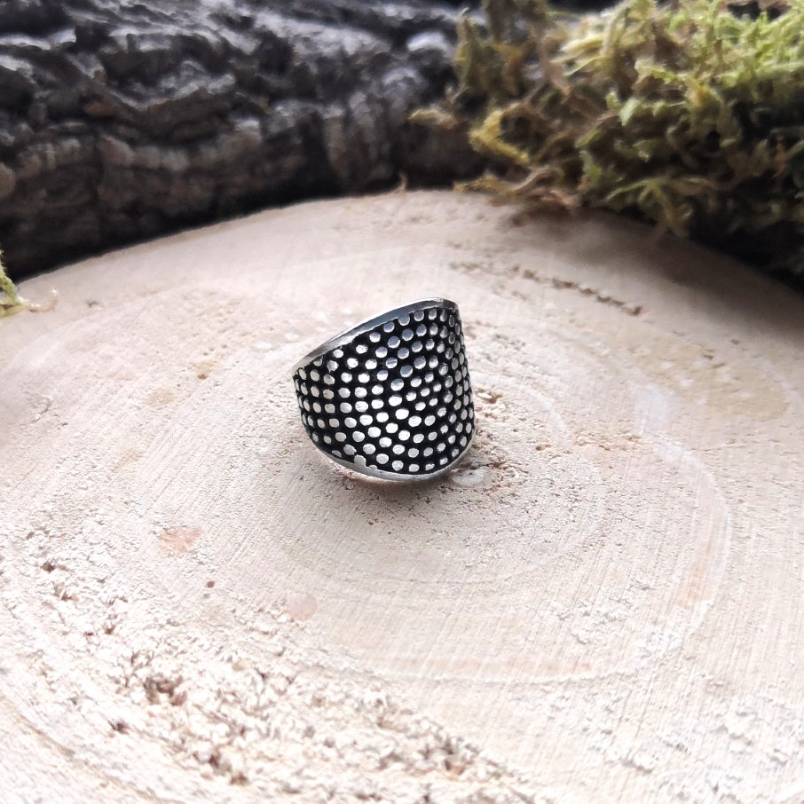 Silver Dots Cuff