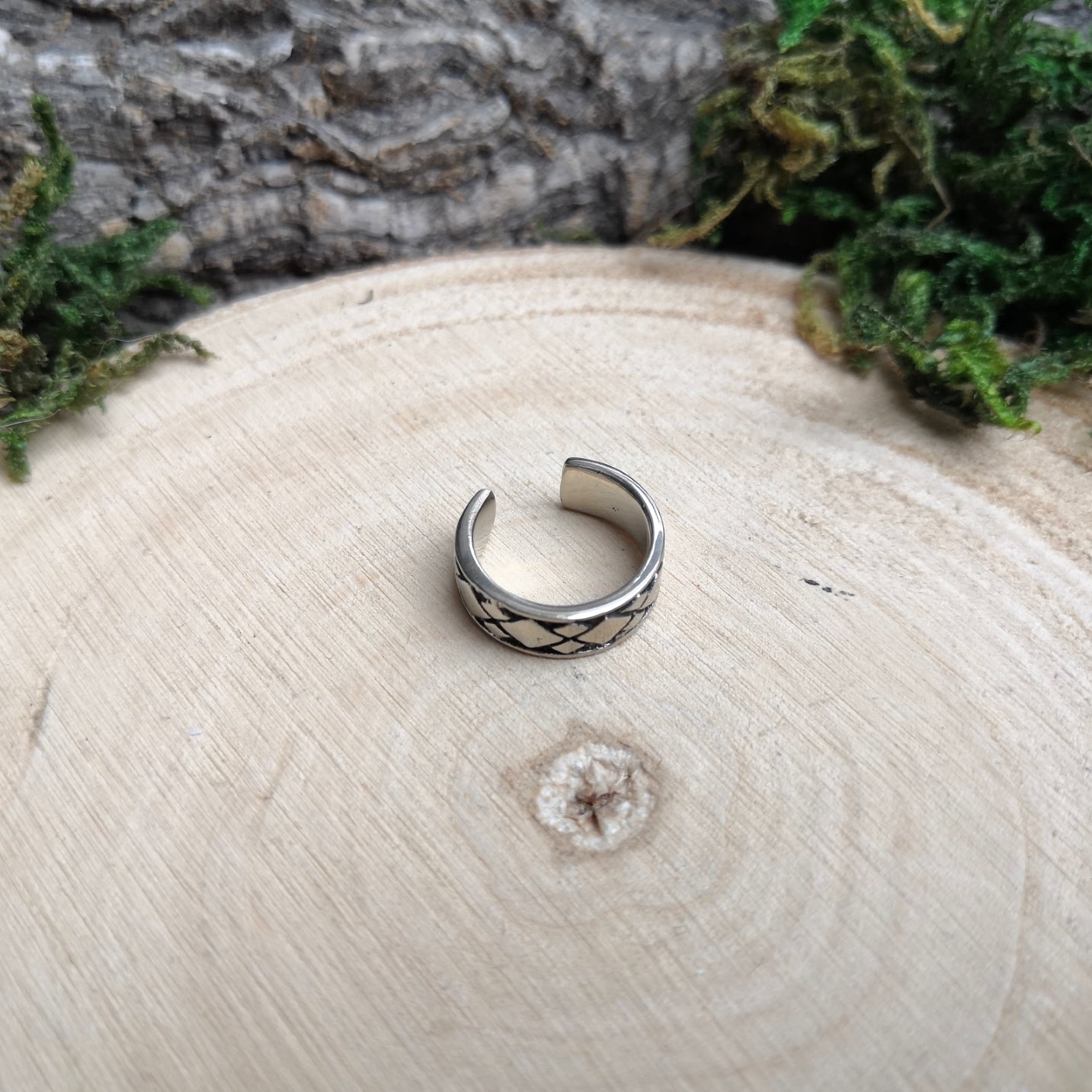 Silver Triangle Cuff