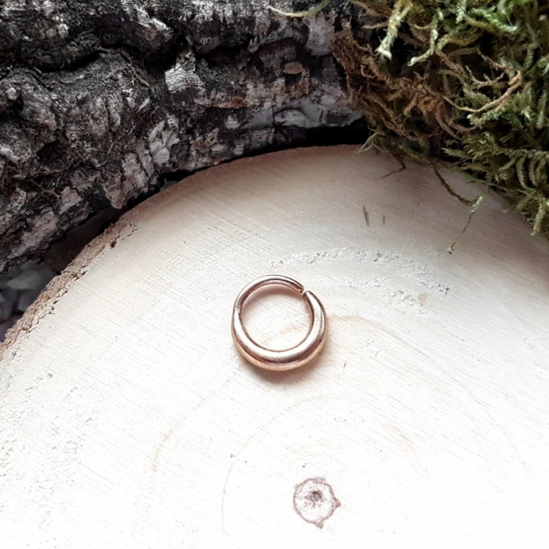 Simple Rosegold Piercing