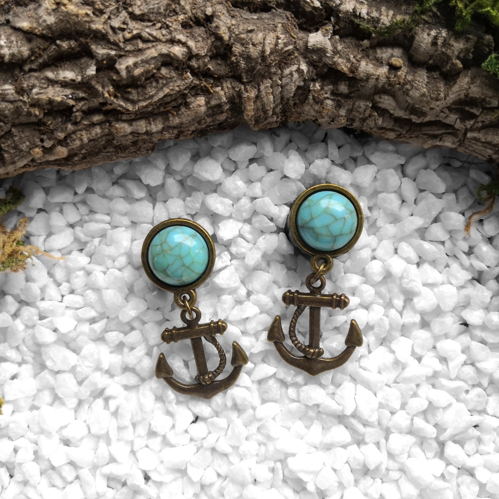 Small Bronze Anchor Plugs