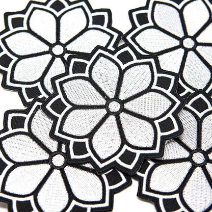 Black & White Flower Patch