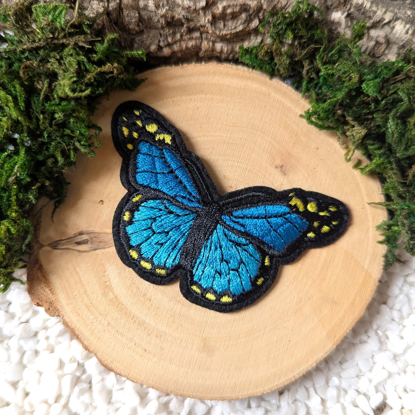 Blue Butterfly Patch