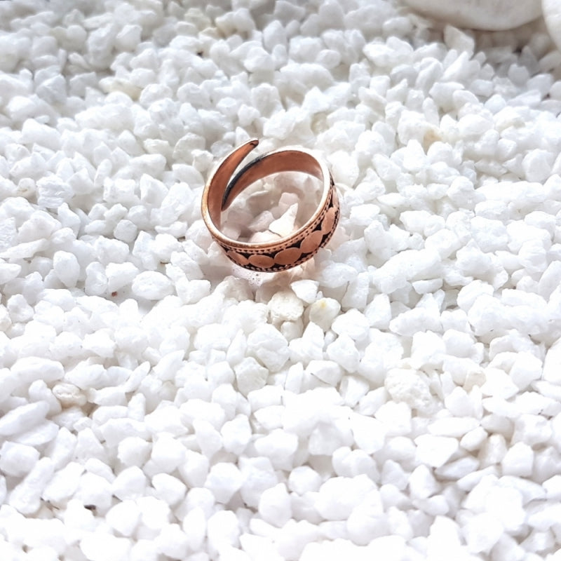 Copper Dot Ring
