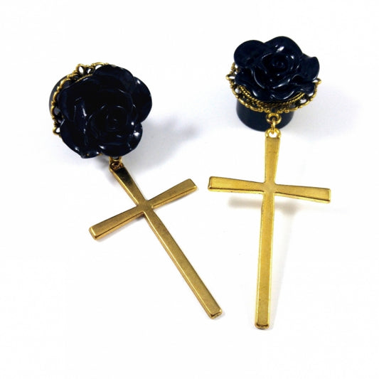 Golden Deadly Rose Plugs