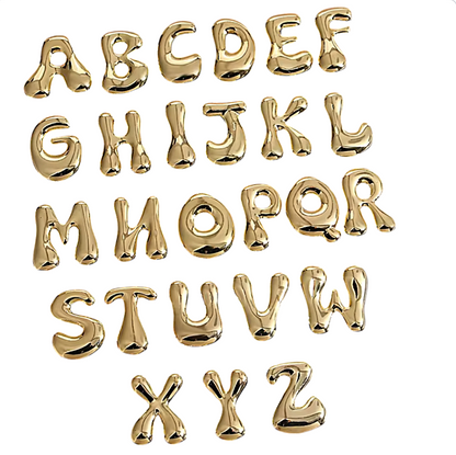 Buchstabenkette Gold