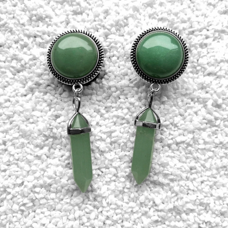 Green Gemstone Plugs