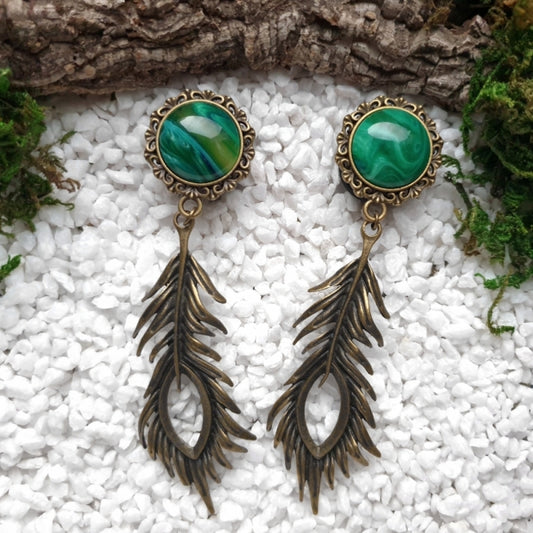 Green Peacock Plugs