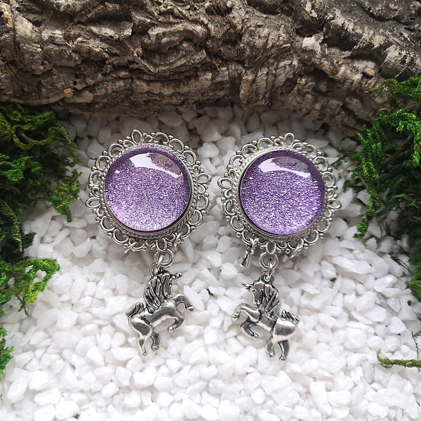 Purple Unicorn Plugs