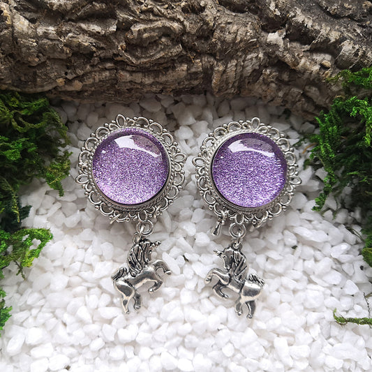 Purple Unicorn Plugs
