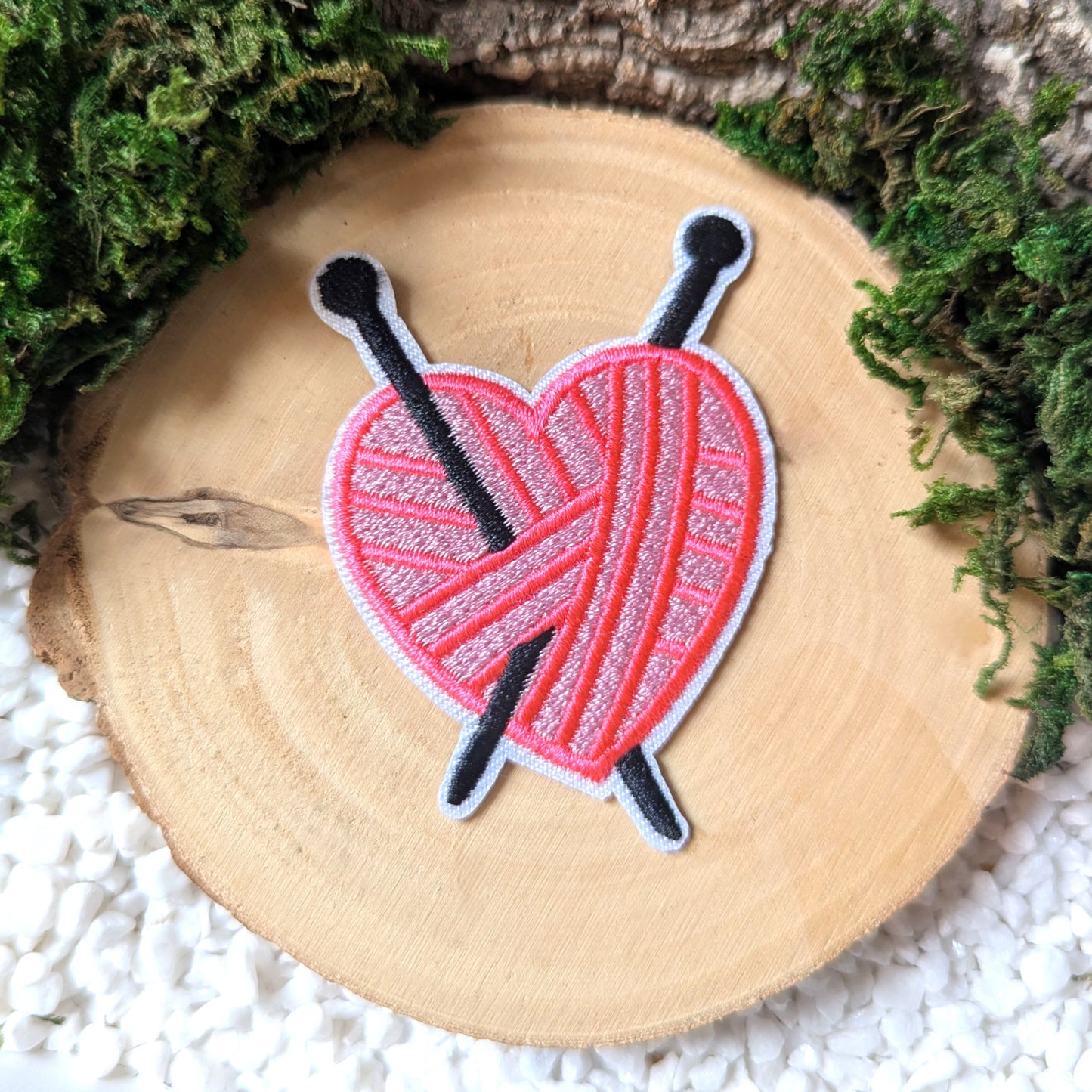 Knitting Love Patch