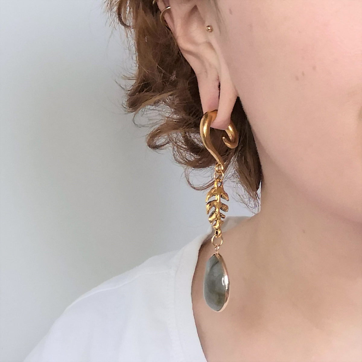 Labradorite Jungle Leaf Gewichte