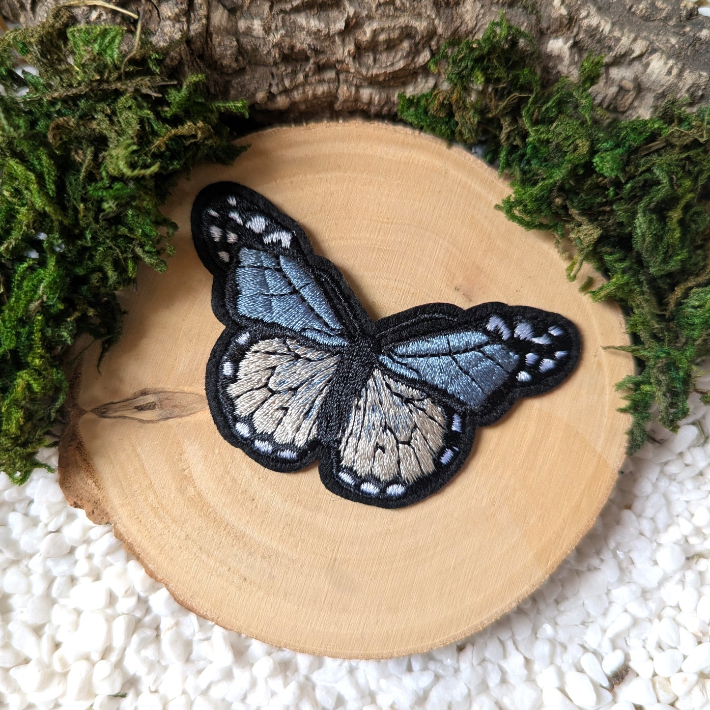 Light Blue Butterfly Patch