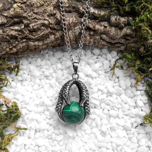 Malachite Dragonclaw Kette